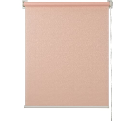 Изображение товара Рулонная штора ПраймДекор жаккард миниролло, светло-розовый, 83х170 см 3083014