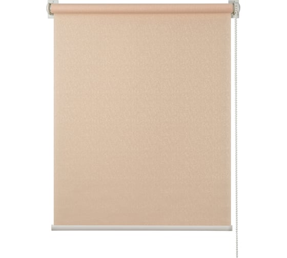 Изображение товара Рулонная штора ПраймДекор жаккард миниролло, персиковый, 37х170 см 3037013