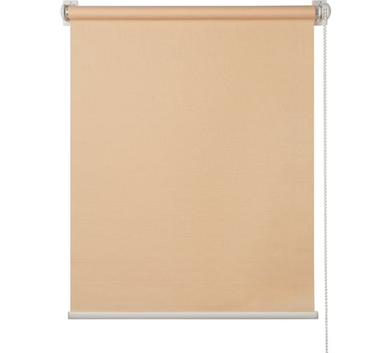Изображение товара Рулонная штора ПраймДекор стандарт мини, абрикос, 73x170 см 3073007