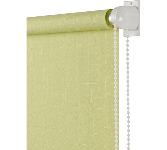 Изображение товара Рулонная штора ПраймДекор стандарт мини, оливковый, 90x170 см 3090003