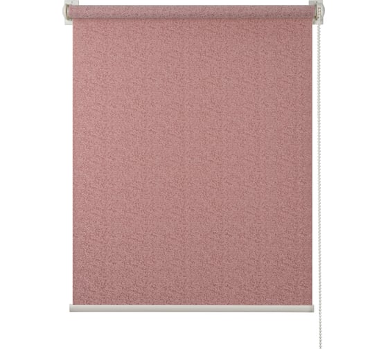 Изображение товара Рулонная штора ПраймДекор жаккард миниролло, брусничный, 73х170 см 3073104