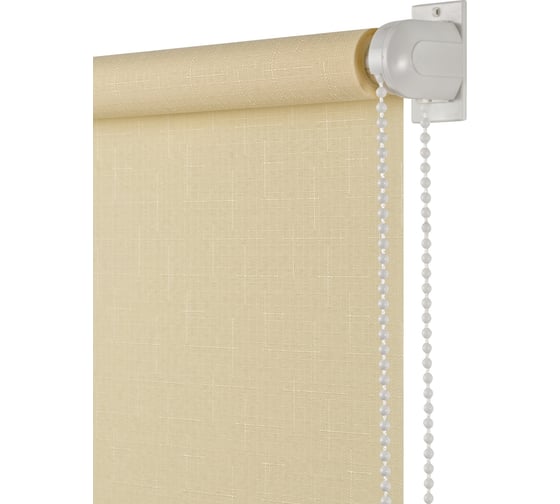 Изображение товара Рулонная штора ПраймДекор стандарт мини, светло-желтый, 52x170 см 3052008