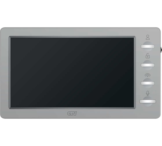 Изображение товара Монитор видеодомофона CTV M3702 Gamma PI, формата AHD с IPS экраном 7, со встроенным источником питания, платиновый 10-0001036