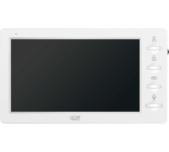 Изображение товара Монитор видеодомофона CTV M3702 Gamma W, формата AHD с IPS экраном 7, со встроенным источником питания, белый 10-0001032