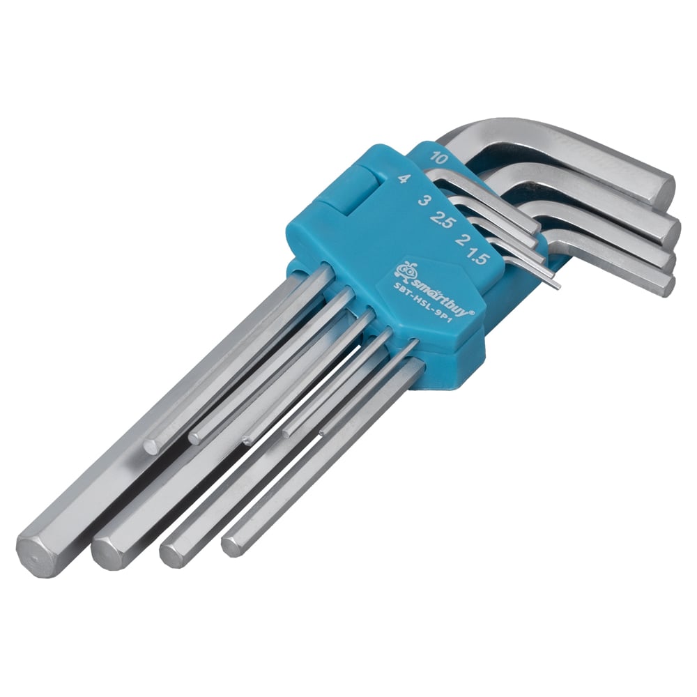 Изображение товара Набор шестигранных ключей Smartbuy HEX 9 шт модель SBT-HSL-9p1