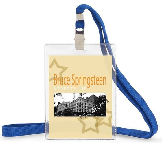 Изображение товара Вертикальный бейдж Attache 120х87мм металл зажим/тесьма син. 10шт 1065ВК-101 172238