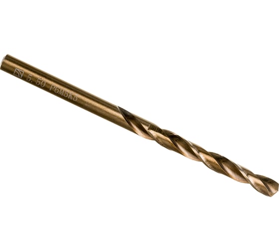 Изображение товара Сверло по металлу КОБАЛЬТ (5.5х57х93 мм; Р6М5К5; класс А1) Gigant GT-140