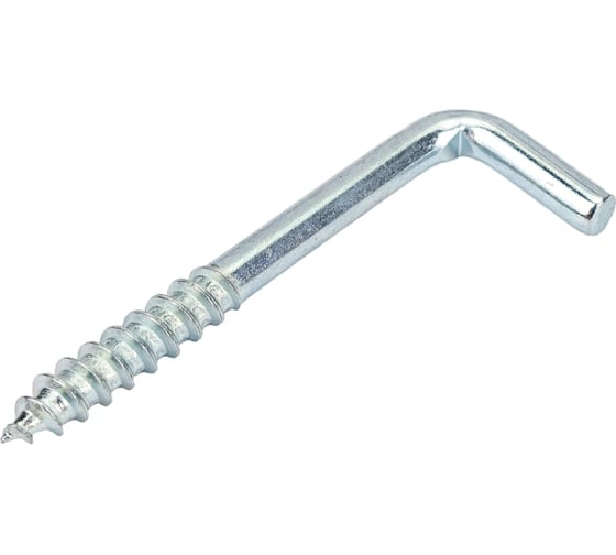 Изображение товара Шуруп-крючок ЦКИ г-обр., 4.8x60, Ц, 10 шт. 27834