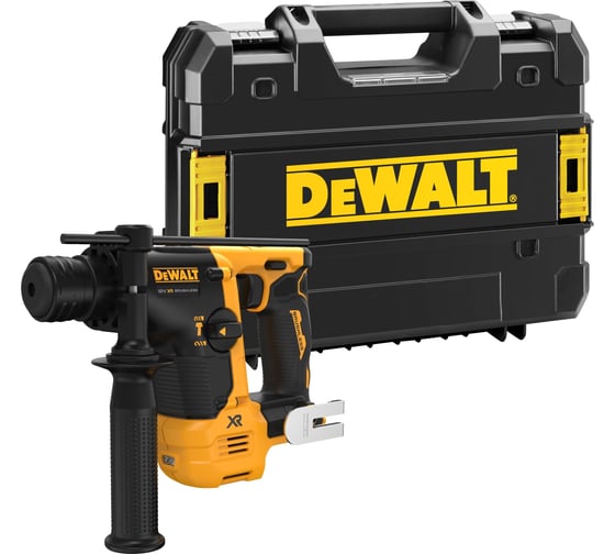 Изображение товара Аккумуляторный перфоратор DEWALT DCH072NT, 12 В, 1.2 Дж, 4280 уд/мин, без АКБ и ЗУ, в кейсе DCH072NT-QW