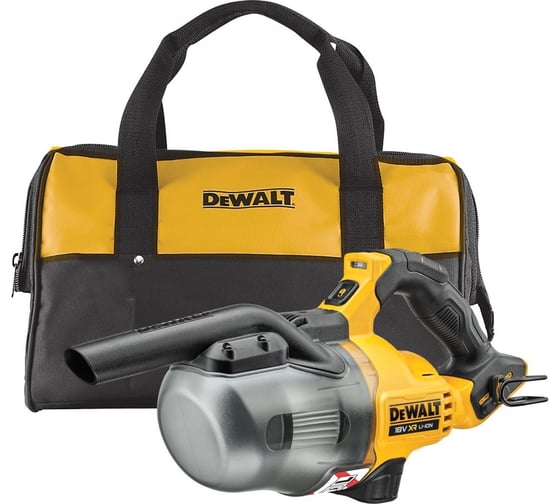 Изображение товара Аккумуляторный пылесос Dewalt DCV501LN, 18 В, 0.75 л, без АКБ и ЗУ, в сумке DCV501LN-XJ