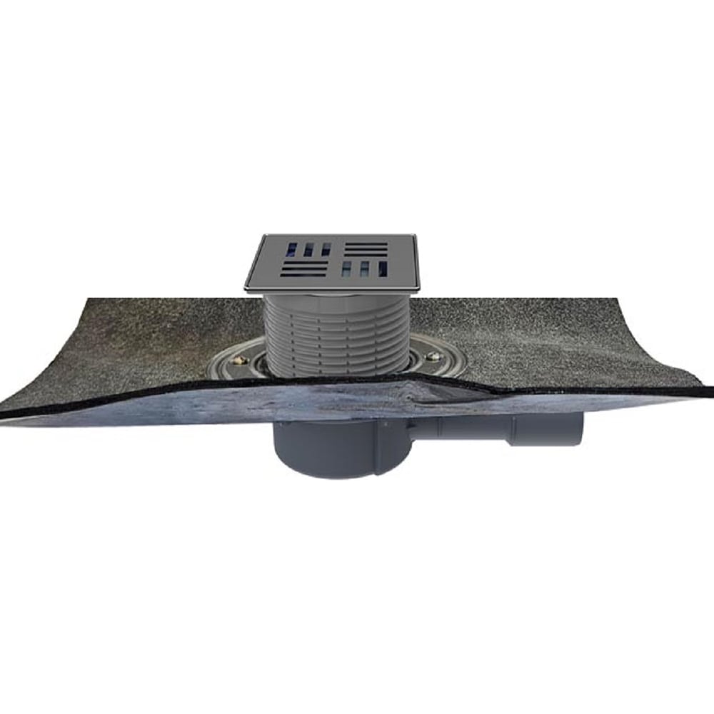 Изображение товара Трап канализационный с сухим сифоном HL Primus blue, DN40/50, полимербитумное полотно