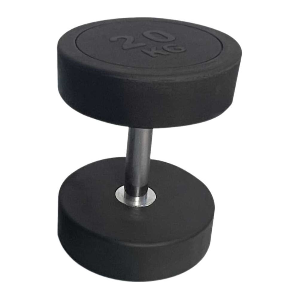 Изображение товара Гантель UNIXFIT PRO круглая обрезиненная 20 кг для тренировки