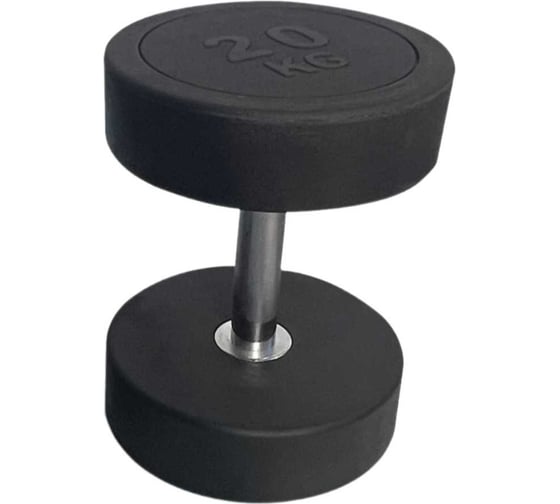 Изображение товара Гантель UNIXFIT PRO круглая обрезиненная 20 кг DBRND20PBK