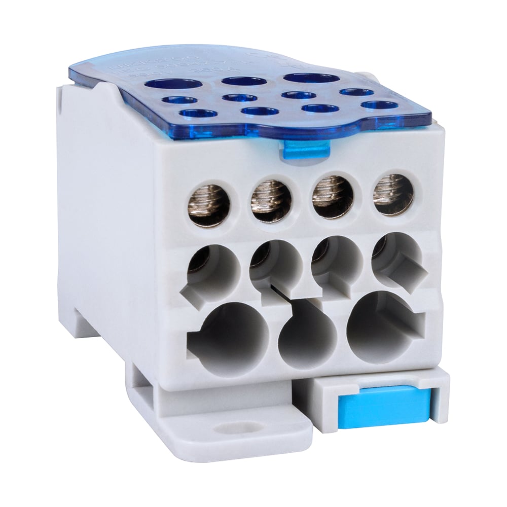 Изображение товара Блок распределительный на DIN-рейку КЭАЗ OptiKit РБД-250А на DIN-рейку 3 шт 351072