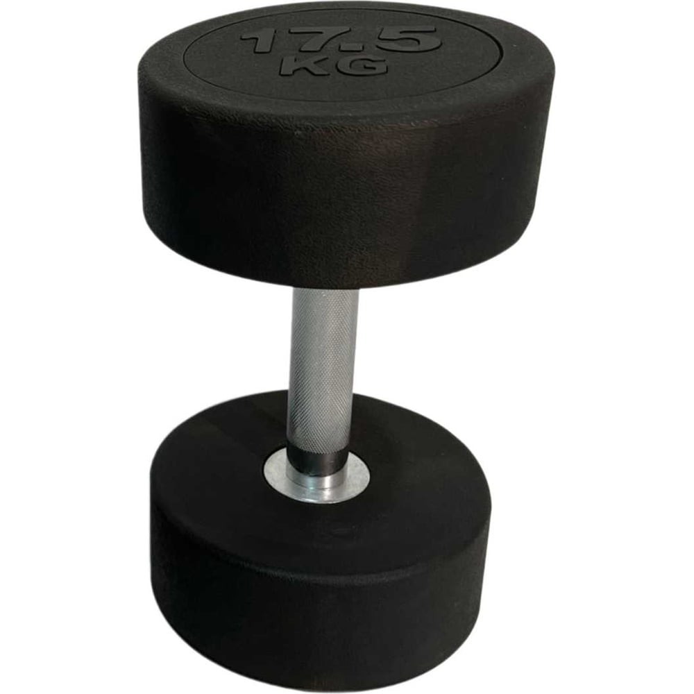 Изображение товара Гантель UNIXFIT PRO круглая обрезиненная 17,5 кг DBRND17_5PBK