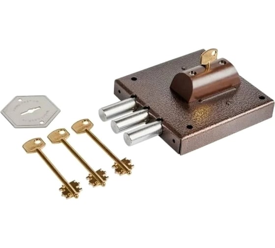 Изображение товара Накладной замок CERBER ЗНУ-П БЗ С1-П 014 без ответной планки 2034