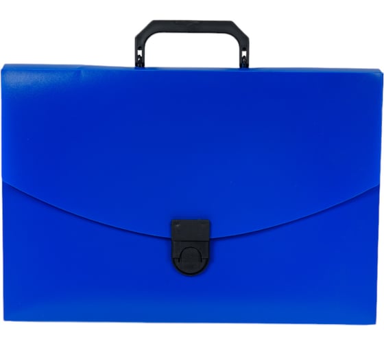Изображение товара Пластиковая папка портфель 15 шт Attache A4/06 40 мм синий 112337