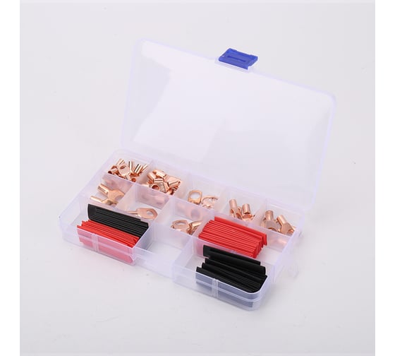 Изображение товара Наконечники кольцевые для проводов Vitatools комплект 160 штук в коробке nakonechniki-160sht