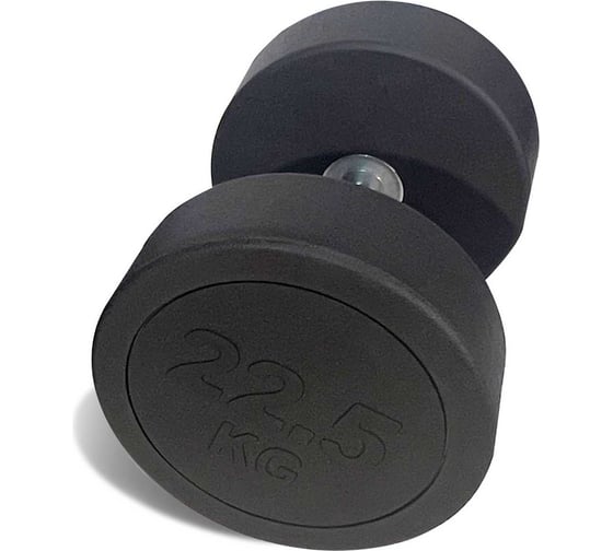 Изображение товара Гантель UNIXFIT PRO круглая обрезиненная 22,5 кг DBRND22_5PBK