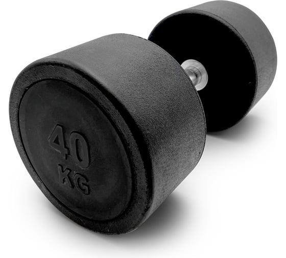 Изображение товара Гантель UNIXFIT PRO круглая обрезиненная 40 кг DBRND40PBK