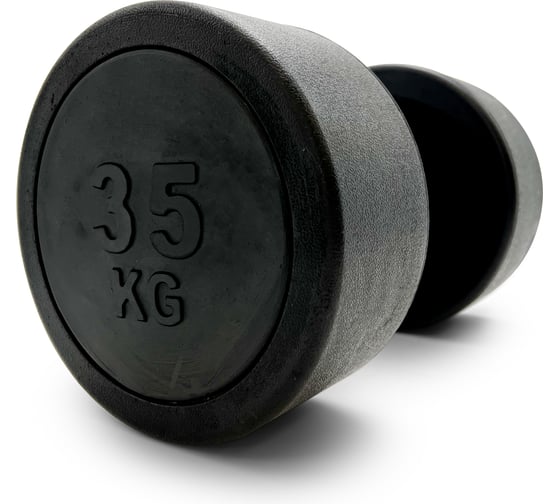 Изображение товара Гантель UNIXFIT PRO круглая обрезиненная 35 кг DBRND35PBK