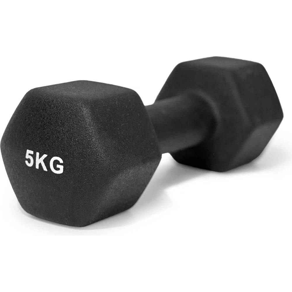 Изображение товара Гантель UNIXFIT неопреновая 5 кг Black DBNEO5BK