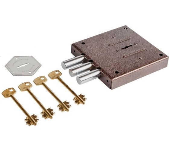 Изображение товара Накладной замок CERBER ЗНУ-М БЗ С1-М 016 без ответной планки 2067