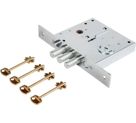 Изображение товара Врезной замок CERBER C3 014 правый З ригеля, защелка, задвижка 2170