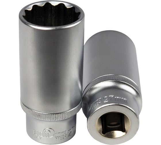 Изображение товара Головка торцевая глубокая 12-гранная 27 мм Сервис Ключ 77927
