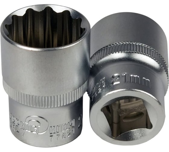 Изображение товара Головка торцевая 12-гранная 21 мм Сервис Ключ 77621