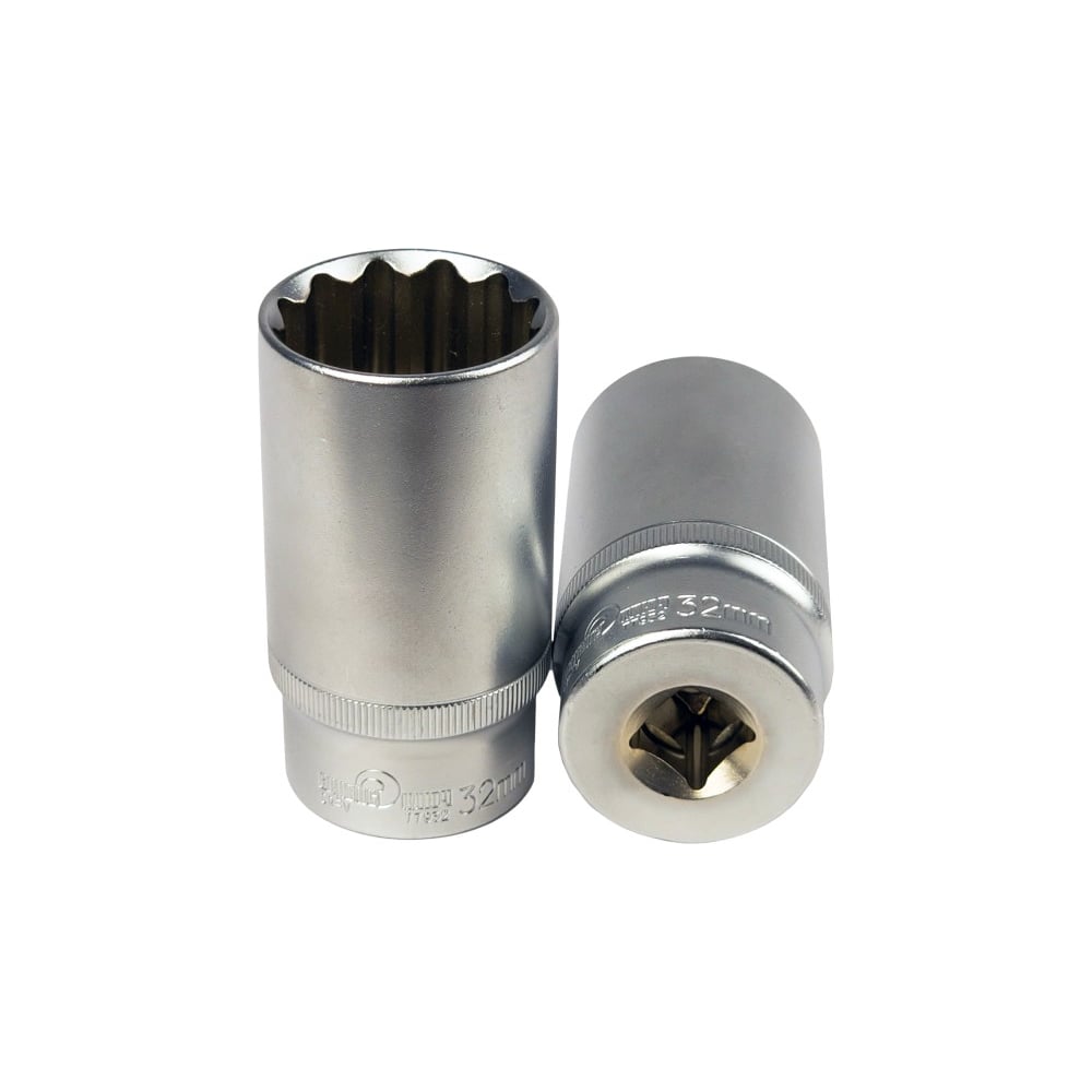 Изображение товара Головка торцевая глубокая 12-гранная 32 мм Сервис Ключ 77932