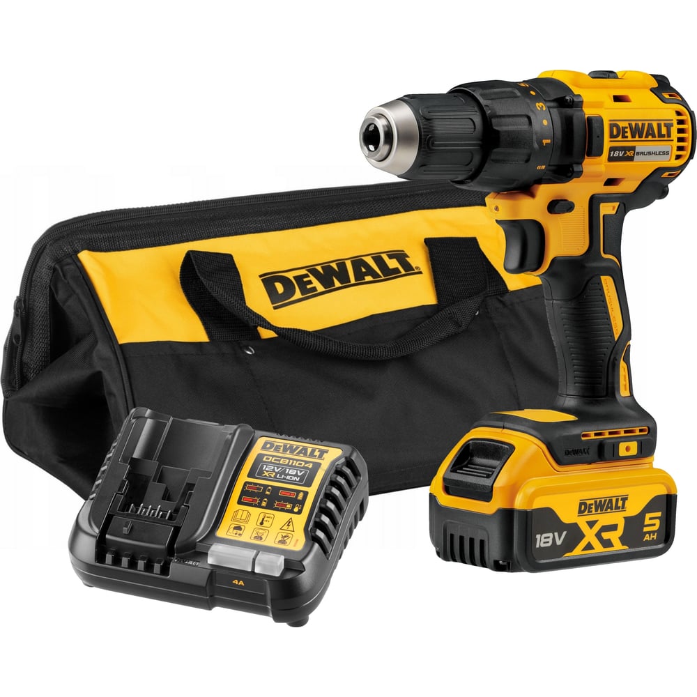 Изображение товара Аккумуляторная дрель-шуруповерт Dewalt DCD777P1 18 В 1750 об/мин