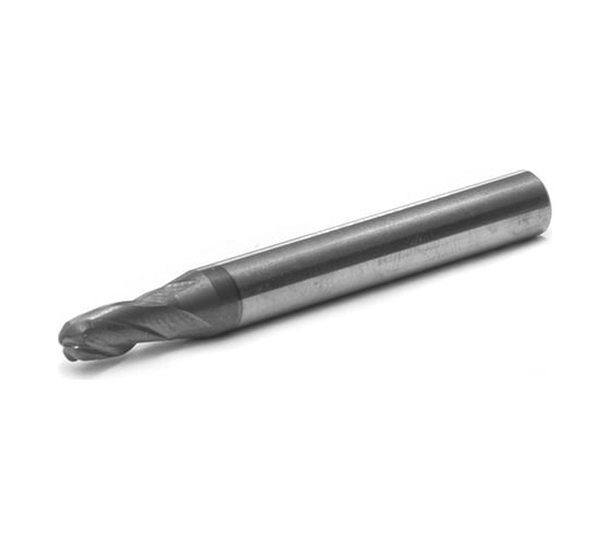 Изображение товара Фреза концевая сфеческая твердосплавная 4,5x9 х 50 R-2,25 Н55C Z-4 ц/хв dхв-6 Beltools ri.395.160