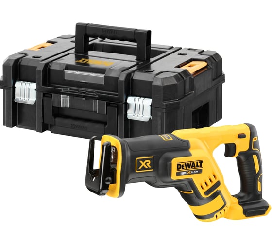 Изображение товара Аккумуляторная сабельная пила Dewalt DCS367NT, 18 В, 2900 ход/мин, 28.6 мм, без АКБ и ЗУ, в кейсе TSTAK DCS367NT-XJ