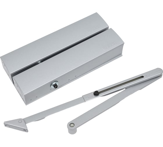 Изображение товара Доводчик GEZE TS4000 BC Tandem Al серебристый с тягой , регул. усилие закрывания, вес полотна до 300 кг, ширина полотна до 3000мм 68624