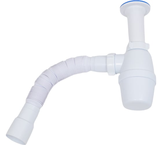 Изображение товара Бутылочный сифон ORIO с литым выпуском 1 1/2х40, с гибкой трубой 40-40/50 А-40029
