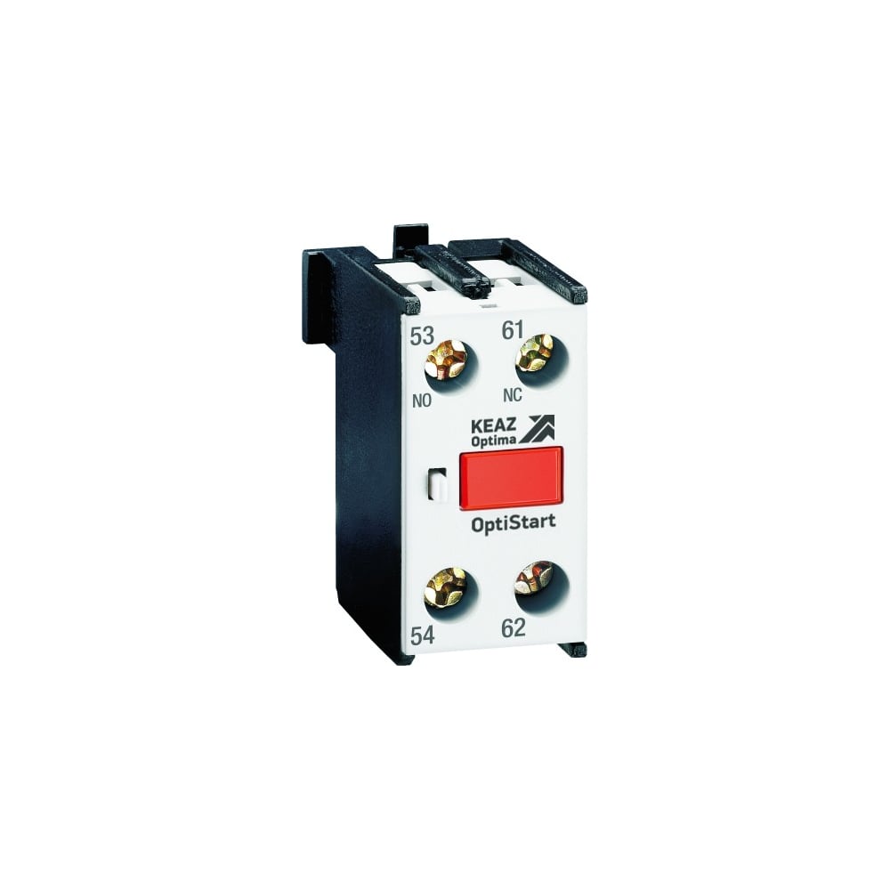 Изображение товара Блок контактный КЭАЗ OptiStart K-FX-101111 фронтальный 1НО с опереж. 1НЗ для F-09..(A)F-150, FR 335