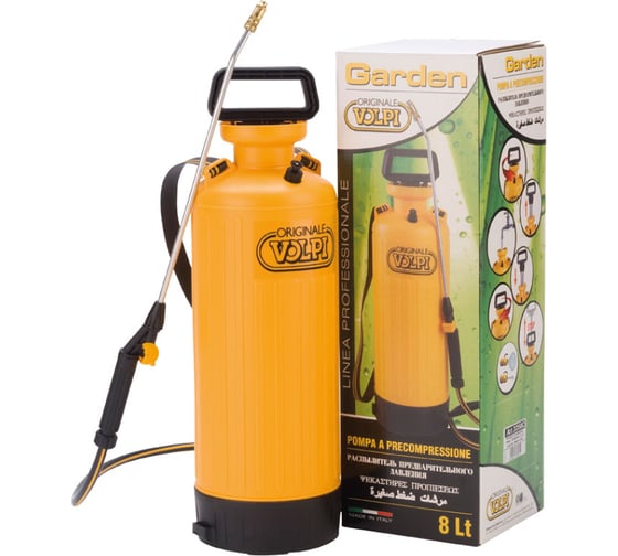 Изображение товара Помповый опрыскиватель со штангой Volpi Garden 8 л Rapid/Get 3350C