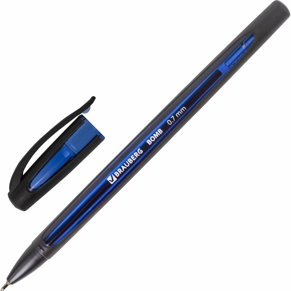 Масляная ручка шариковая BRAUBERG ручка шариковая erichkrause neo original игольчатый узел 0 7 мм чернила синие
