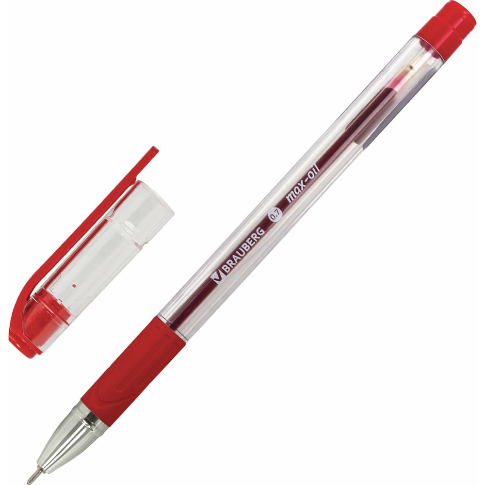 Масляная шариковая ручка BRAUBERG пастель масляная sennelier интенсивный красный