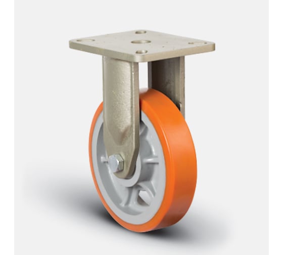 Изображение товара Колесо полиуретановое сверхмощное неповоротное 300 мм MFK-TORG EV02-VBP-300