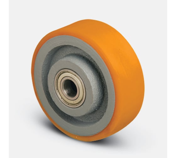 Изображение товара Колесо для рохли опорное VBP 200 мм полиуретановое с подшипником MFK-TORG VBPd-200-20