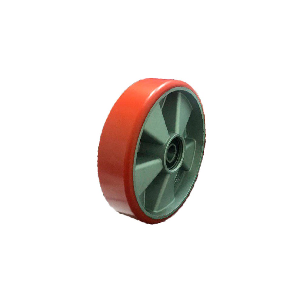Опорное алюминиевое полиуретановое колесо для рохли MFK-TORG колесо опорное к1 швеллер