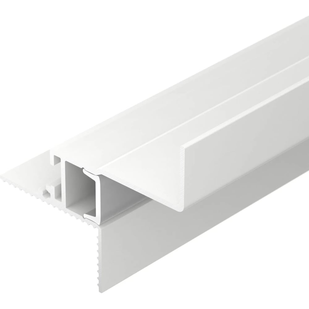 Изображение товара Профиль Arlight СEIL-S12-SHADOW-20-SIDE-3000 WHITE 3 м для натяжных потолков ниш и плинтусов