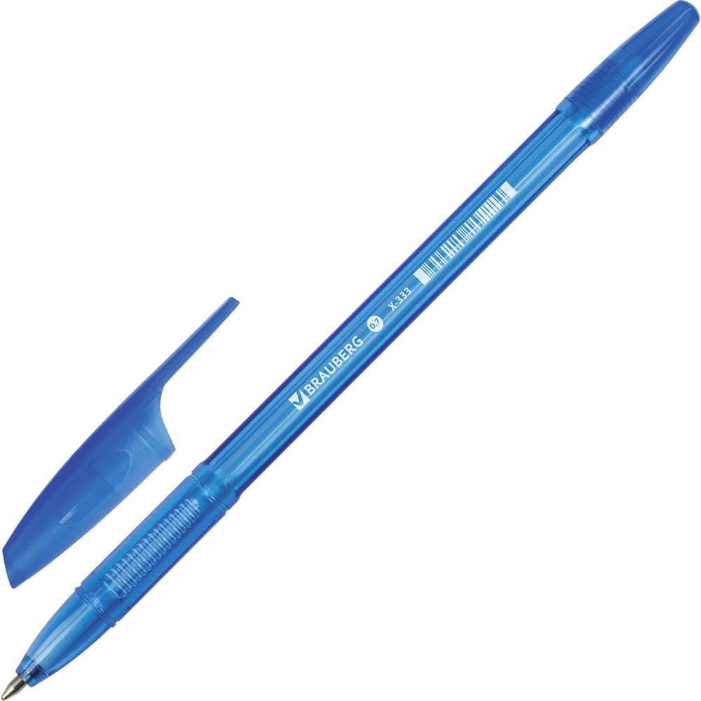 Ручка шариковая BRAUBERG ручка шариковая чернила синие bic cristal soft узел 1 2 мм мягкое экономичное широкое письмо прозрачный тонированный корпус