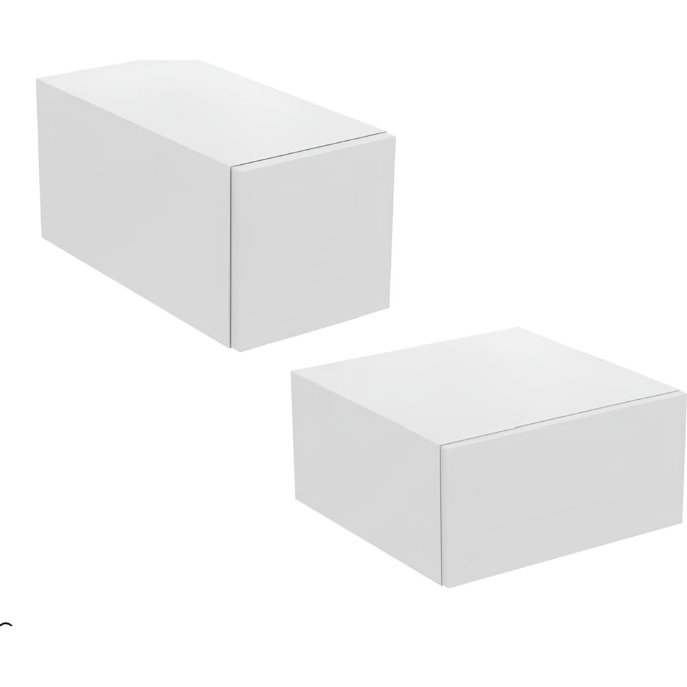 Изображение товара Шкаф для ванной Ideal Standard ADAPTO 50 белый глянец выдвижной с доводчиком