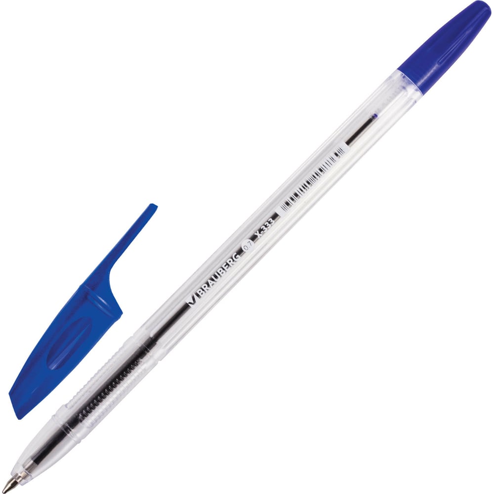 Шариковая ручка BRAUBERG ручка шариковая 0 5 мм bruno visconti monaco стержень синий корпус ярко синий в металлическом футляре