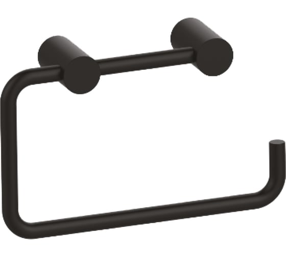 Изображение товара Держатель для туалетной бумаги IDDIS Petite без крышки, сплав металлов, черный матовый PETBL00i43