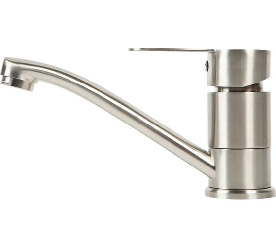 Изображение товара Смеситель для кухни (мойки) INGROSSO Giovanni, нерж.сталь, картридж 35мм, гайка 455-310S УТ-00051152