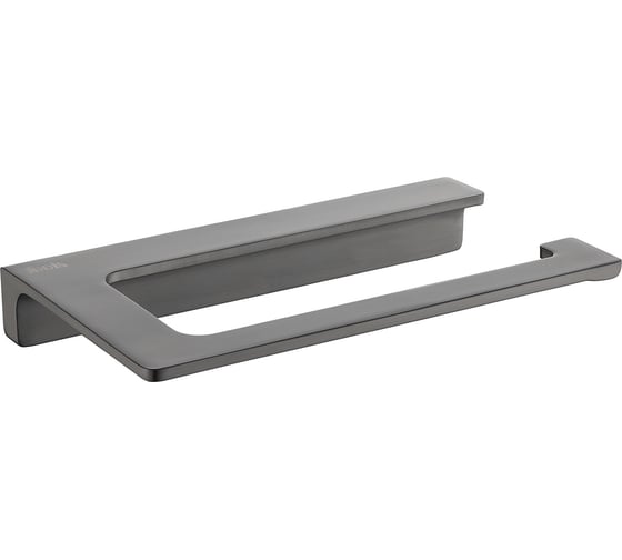 Изображение товара Держатель для туалетной бумаги IDDIS Slide без крышки, сплав металлов, графит SLIGM00i43